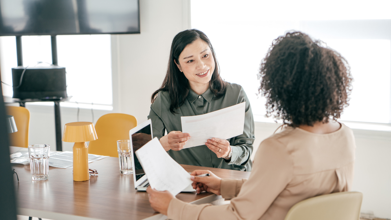 Job Interview two women