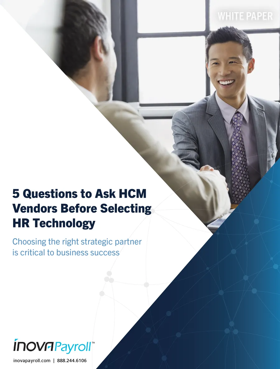 5 Questions to Ask HCM Vendors Before Selecting HR Technology Image
