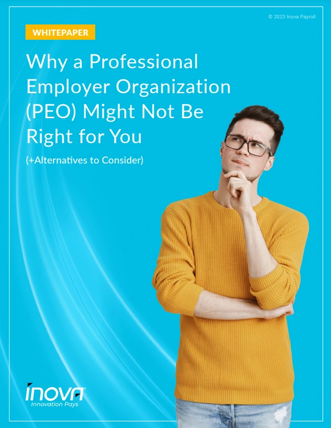 Why a Professional Employer Organization (PEO) Might Not Be Right for You Whitepaper Title Page