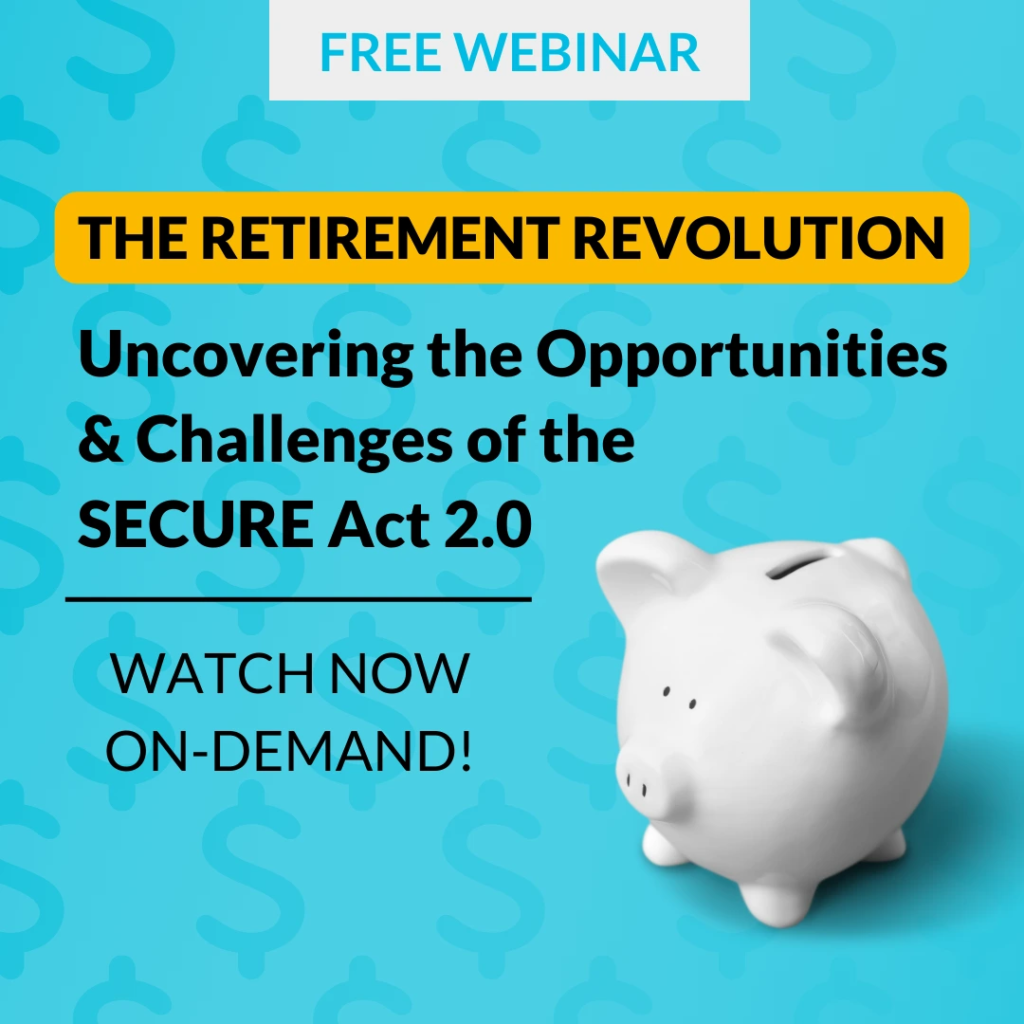 SECURE act on-demand webinar graphic